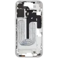 Mid-Frame Housing W/ Small Parts For iPhone 16 (EU / Global Version) (Used OEM Pull: Grade C) (White)