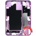 Mid-Frame Housing W/ Small Parts For iPhone 16 Plus (EU / Global Version) (Used OEM Pull: Grade C) (Pink)
