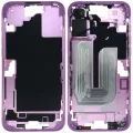 Mid-Frame Housing W/ Small Parts For iPhone 16 Plus (EU / Global Version) (Used OEM Pull: Grade C) (Pink)