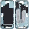 Mid-Frame Housing W/ Small Parts For iPhone 16 Plus (EU / Global Version) (Used OEM Pull: Grade C) (Teal)