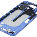 Mid-Frame Housing W/ Small Parts For iPhone 16 Plus (EU / Global Version) (Used OEM Pull: Grade C) (Ultramarine)