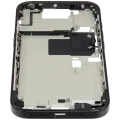Mid-Frame Housing W/ Small Parts For iPhone 16 Pro (EU / Global Version) (Used OEM Pull: Grade C) (Black Titanium)