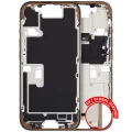 Mid-Frame Housing W/ Small Parts For iPhone 16 Pro (EU / Global Version) (Used OEM Pull: Grade C) (Desert Titanium)
