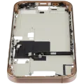Mid-Frame Housing W/ Small Parts For iPhone 16 Pro (EU / Global Version) (Used OEM Pull: Grade C) (Desert Titanium)