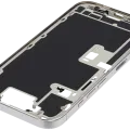 Mid-Frame Housing W/ Small Parts For iPhone 16 Pro (EU / Global Version) (Used OEM Pull: Grade C) (White Titanium)