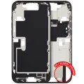 Mid-Frame Housing W/ Small Parts For iPhone 16 Pro Max (EU / Global Version) (Used OEM Pull: Grade C) (Black Titanium)