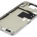 Mid-Frame Housing W/ Small Parts For iPhone 16 Pro Max (EU / Global Version) (Used OEM Pull: Grade C) (White Titanium)
