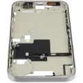 Mid-Frame Housing W/ Small Parts For iPhone 16 Pro Max (EU / Global Version) (Used OEM Pull: Grade C) (White Titanium)
