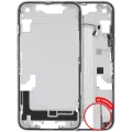Mid-Frame Housing W/ Small Parts For iPhone 16e / 17e (US Version) (Used OEM Pull: Grade A) (White)