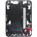 Mid-Frame Housing W/ Charging Port Flex & Small Parts For iPhone 16e / 17e (US Version) (Used OEM Pull: Grade A) (Black)