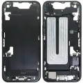 Mid-Frame Housing W/ Charging Port Flex & Small Parts For iPhone 16e / 17e (US Version) (Used OEM Pull: Grade A) (Black)