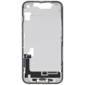Mid-Frame Housing W/ Charging Port Flex & Small Parts For iPhone 16e / 17e (EU / Global Version) (Used OEM Pull: Grade A) (White)