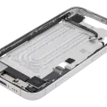 Mid-Frame Housing W/ Charging Port Flex & Small Parts For iPhone 16e / 17e (EU / Global Version) (Used OEM Pull: Grade A) (White)
