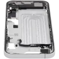 Mid-Frame Housing W/ Charging Port Flex & Small Parts For iPhone 16e / 17e (EU / Global Version) (Used OEM Pull: Grade A) (White)