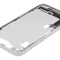 Mid-Frame Housing W/ Charging Port Flex & Small Parts For iPhone 16e / 17e (EU / Global Version) (Used OEM Pull: Grade A) (White)