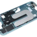Mid-Frame Housing W/ Small Parts For iPhone 16 (US Version) (Used OEM Pull: Grade B) (Teal)