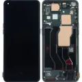 OLED Assembly With Frame For OPPO Find X3 / X3 Pro (Refurbished) (Gloss Black)