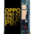 OLED Assembly With Frame For OPPO Find X3 / X3 Pro (Refurbished) (Blue)