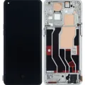 OLED Assembly With Frame For OPPO Find X3 / X3 Pro (Refurbished) (White)