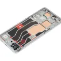 OLED Assembly With Frame For OPPO Find X3 / X3 Pro (Refurbished) (White)