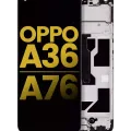 LCD Assembly With Frame For OPPO A36 / A76 (Refurbished) (All Colors)