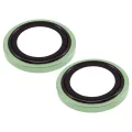 Casper Camera Lens Protector for iPhone 15 / 15 Plus (Green) (Clear)