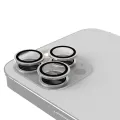 Захист скла камери Casper для iPhone 15 Pro / 15 Pro Max (сріблястий) (прозоре)
