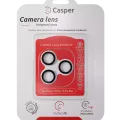 Захист скла камери Casper для iPhone 15 Pro / 15 Pro Max (сірий) (прозоре)