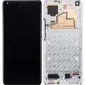 OLED Assembly With Frame For Xiaomi Mi 11 (Refurbished) (Cloud White)