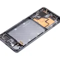 OLED Assembly With Frame For Xiaomi Mi 11 (Refurbished) (Black)