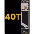 LCD Assembly With Frame For TCL 40T (Refurbished) (All Colors)