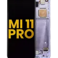 OLED Assembly With Frame For Xiaomi Mi 11 Pro (Refurbished) (Purple)