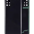Back Cover Glass With Camera Lens For Samsung Galaxy A51 4G (A515 / 2019) (Aftermarket Plus) (Prism Crush Black)