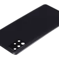 Back Cover Glass With Camera Lens For Samsung Galaxy A51 4G (A515 / 2019) (Aftermarket Plus) (Prism Crush Black)