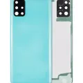 Back Cover Glass With Camera Lens For Samsung Galaxy A51 4G (A515 / 2019) (Aftermarket Plus) (Prism Crush Blue)