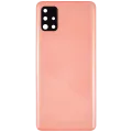 Back Cover Glass With Camera Lens For Samsung Galaxy A51 4G (A515 / 2019) (Aftermarket Plus) (Prism Crush Pink)