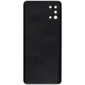 Back Cover Glass With Camera Lens For Samsung Galaxy A31 (A315 / 2020) (Aftermarket Plus) (Prism Crush Black)