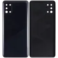 Back Cover Glass With Camera Lens For Samsung Galaxy A31 (A315 / 2020) (Aftermarket Plus) (Prism Crush Black)