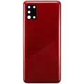 Back Cover Glass With Camera Lens For Samsung Galaxy A31 (A315 / 2020) (Aftermarket Plus) (Prism Crush Red)
