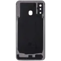 Back Cover Glass With Camera Lens For Samsung Galaxy A30 (A305 / 2019) (Aftermarket Plus) (Black)