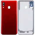 Back Cover Glass With Camera Lens For Samsung Galaxy A30 (A305 / 2019) (Aftermarket Plus) (Red)