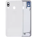 Back Cover Glass With Camera Lens For Samsung Galaxy A30 (A305 / 2019) (Aftermarket Plus) (White)