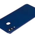 Back Cover Glass With Camera Lens For Samsung Galaxy A20 (A205 / 2019) (Aftermarket Plus) (Blue)