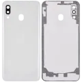 Back Cover Glass With Camera Lens For Samsung Galaxy A20 (A205 / 2019) (Aftermarket Plus) (White)
