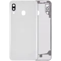 Back Cover Glass With Camera Lens For Samsung Galaxy A20 (A205 / 2019) (Aftermarket Plus) (White)
