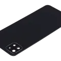 Back Cover Glass With Camera Lens For Samsung Galaxy A22 5G (A226 / 2021) (Aftermarket Plus) (Black)