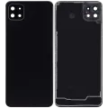 Back Cover Glass With Camera Lens For Samsung Galaxy A22 5G (A226 / 2021) (Aftermarket Plus) (Black)