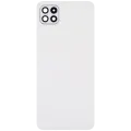 Back Cover Glass With Camera Lens For Samsung Galaxy A22 5G (A226 / 2021) (Aftermarket Plus) (White)