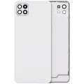 Back Cover Glass With Camera Lens For Samsung Galaxy A22 5G (A226 / 2021) (Aftermarket Plus) (White)