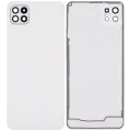 Back Cover Glass With Camera Lens For Samsung Galaxy A22 5G (A226 / 2021) (Aftermarket Plus) (White)